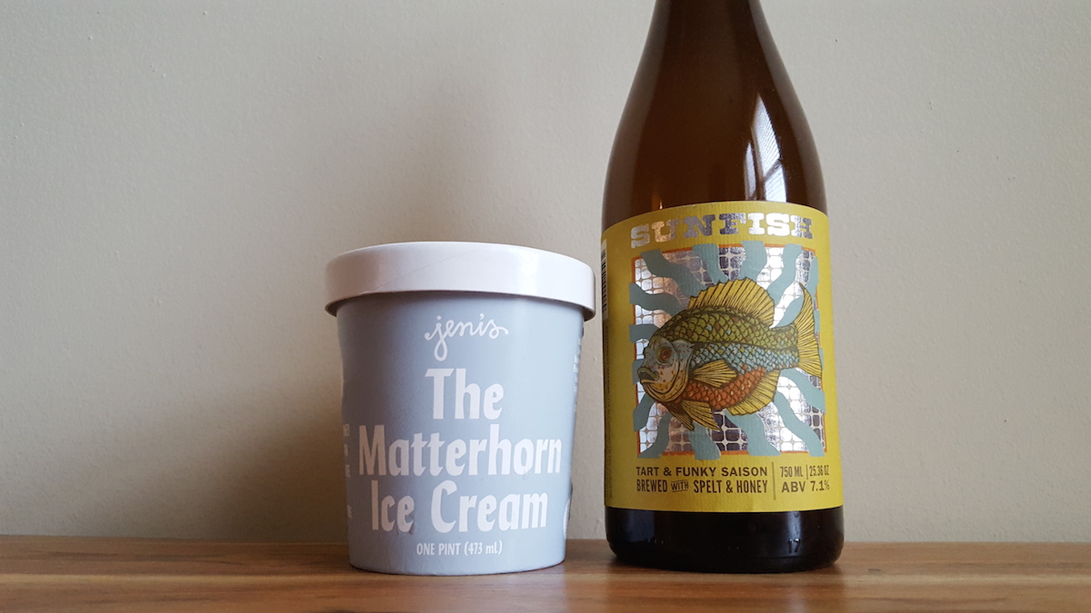 Little Fish Brewing Sunfish Jeni's Ice Cream Pairing