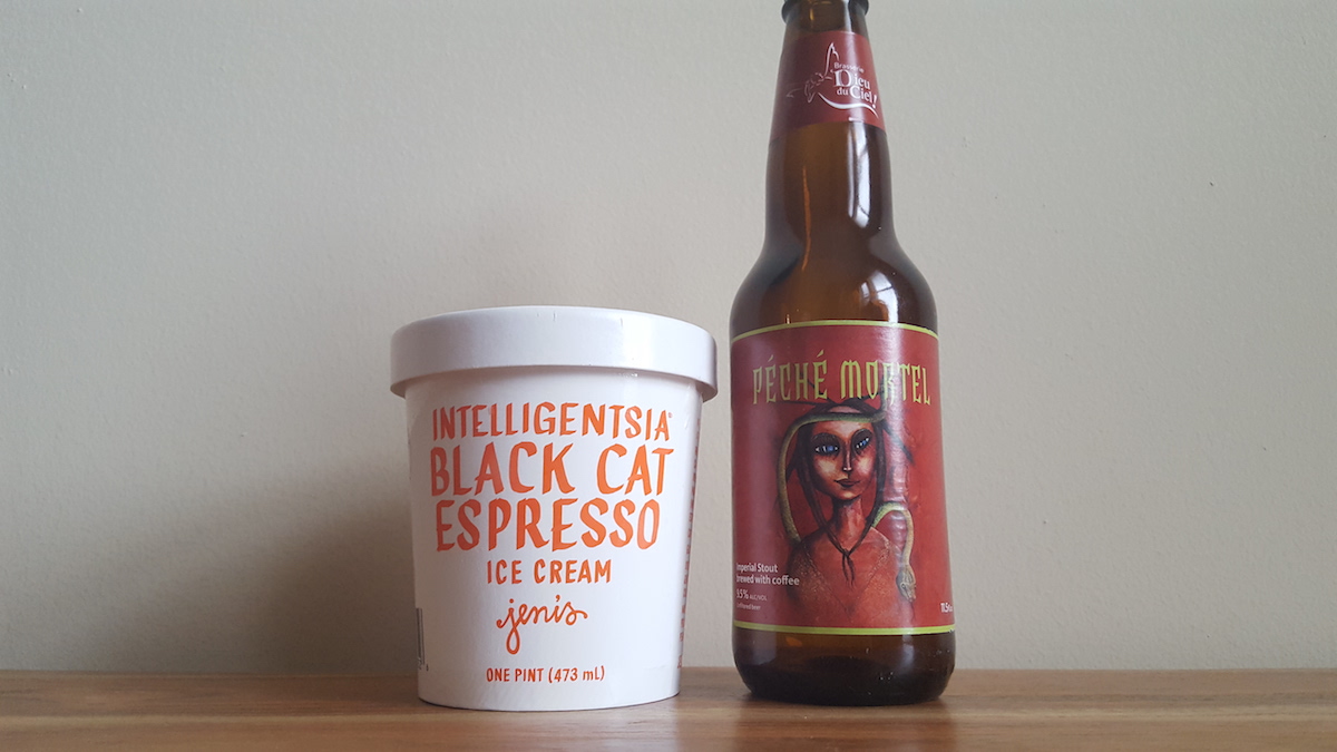 Dieu du Ciel Peche Mortel Jeni's Intelligensia Black Cat Espresso Pairing