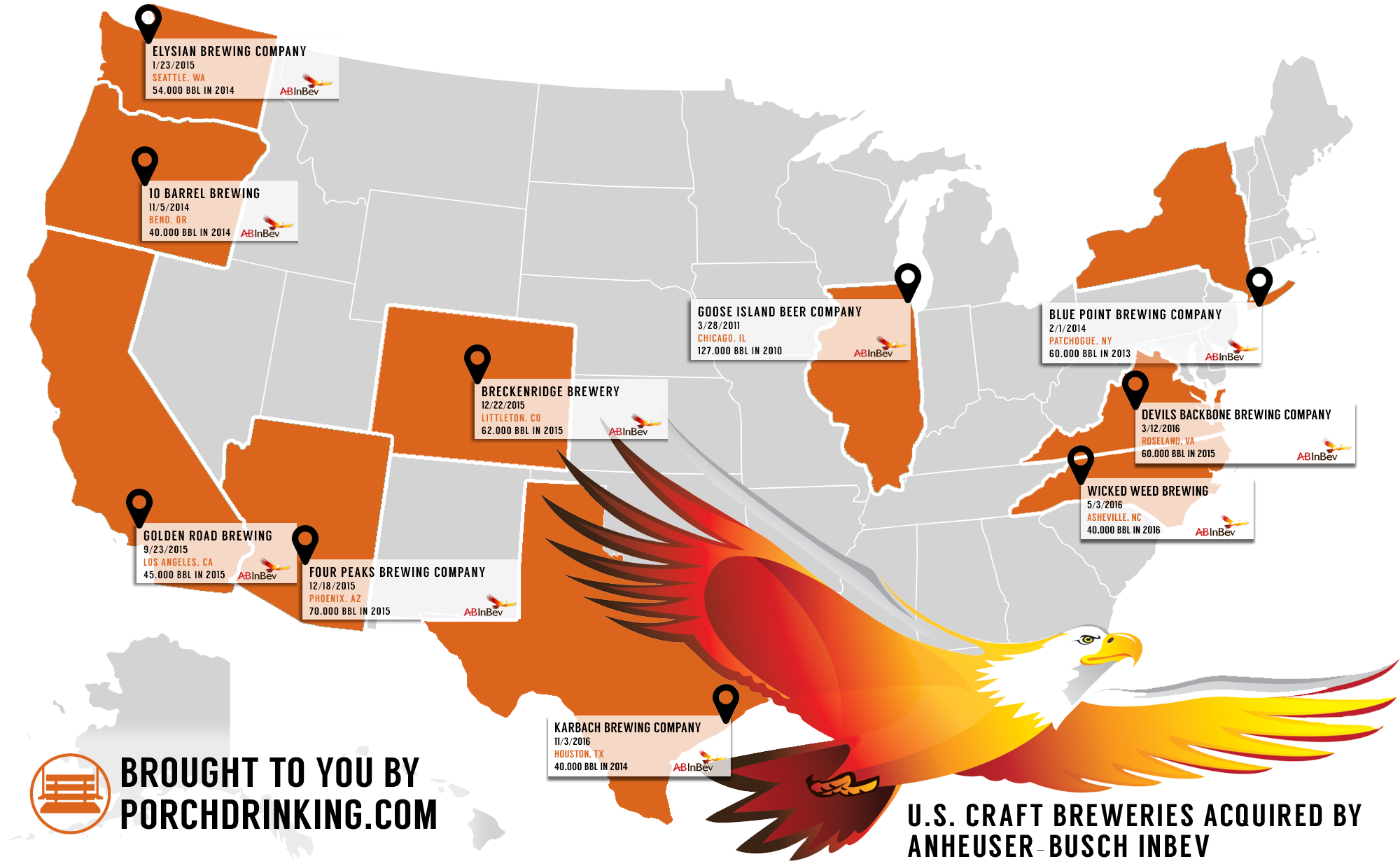 Anheuser-Busch InBev Acquires Wicked Weed Map