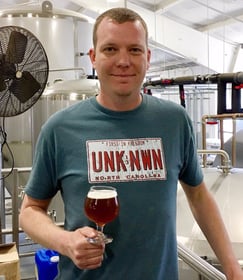 Chris Wertman Head Brewer The Unknown Brewing Co.