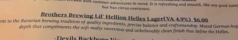 Brothers Craft Brewing | Lil’ Hellion Helles Lager