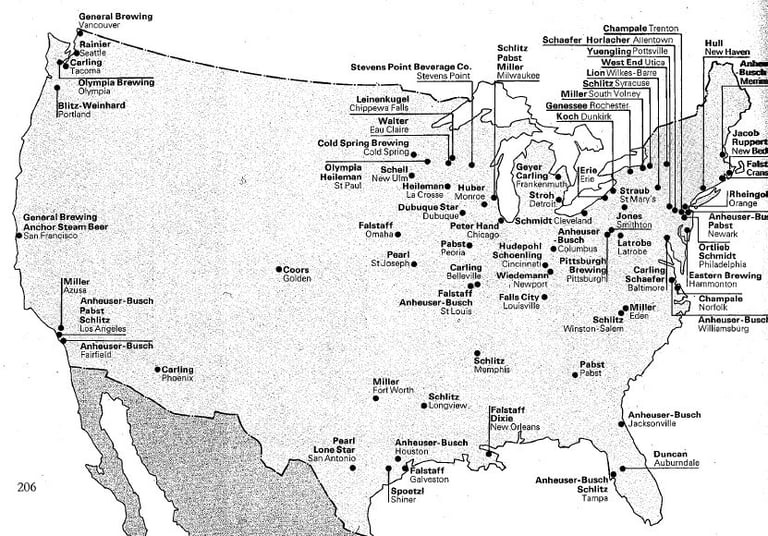 Visual Maps of How American Craft Beer Has Grown Since 1977
