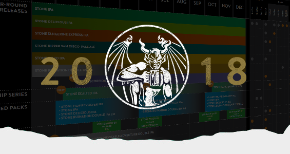 Stone Brewing Announces 2018 Beer Release Calendar