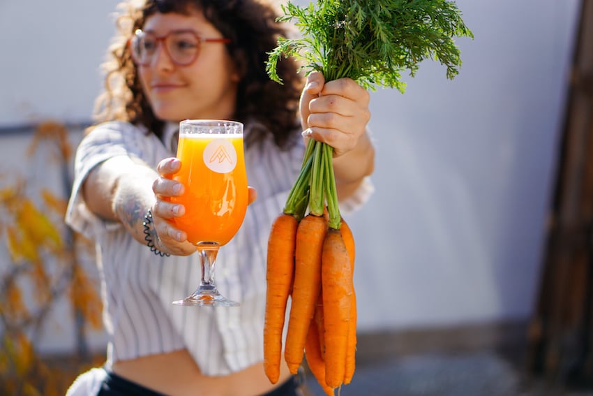 King of Carrot Flowers Carrot Elderflower Saison Ratio Beerworks