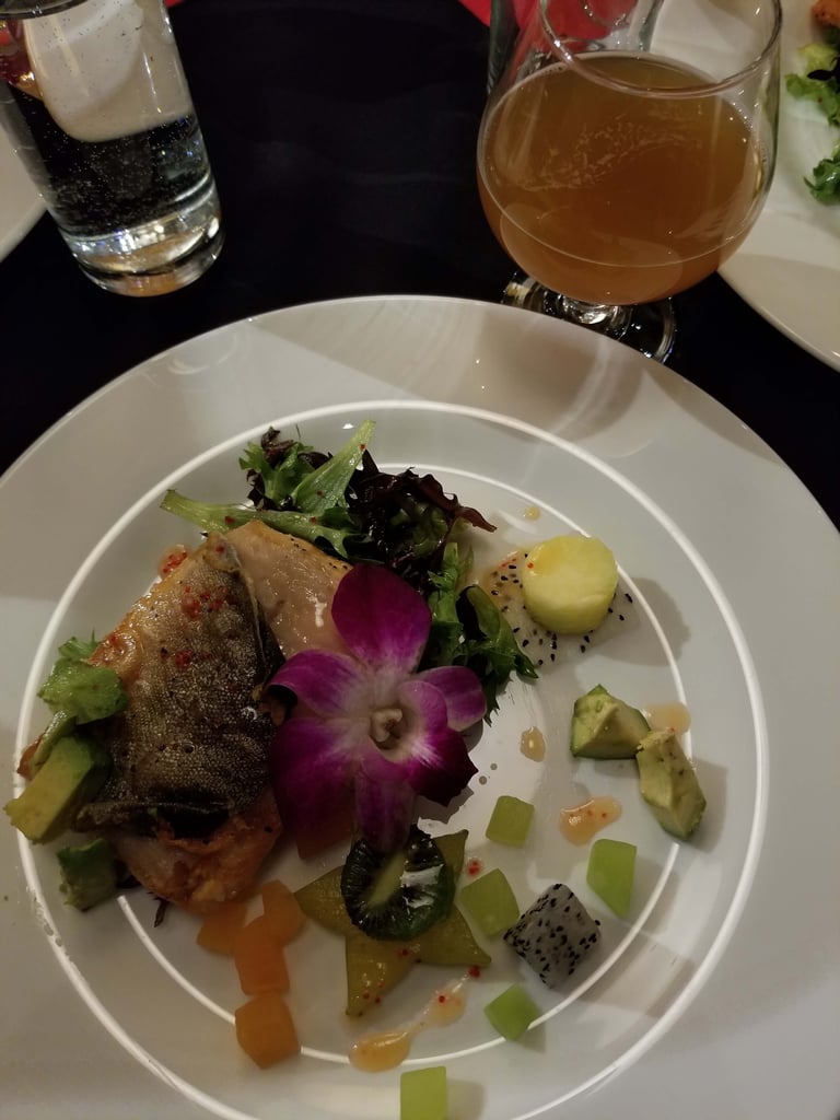 Arctic Char with Cucumber Sourado