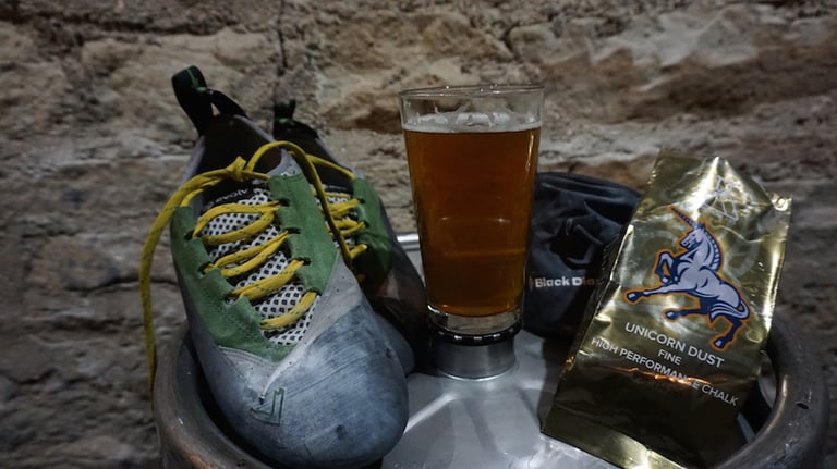 Wynkoop Brewed a Climbing Chalk Beer & Built a Secret Rock Climbing Wall