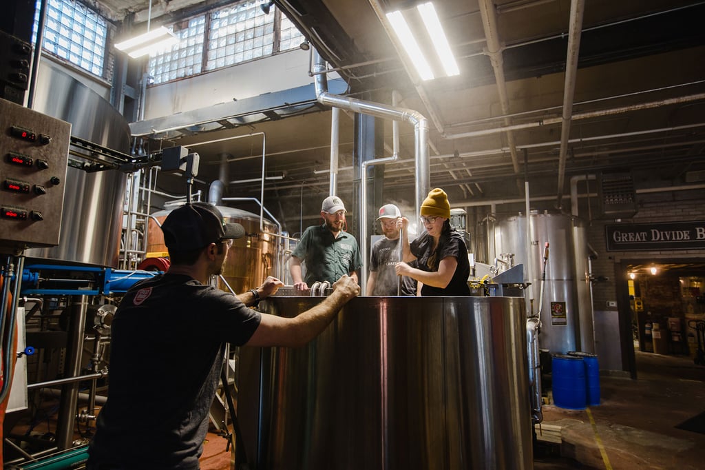 4 Noses & Great Divide Brewing Collab Fest Brew Day - Aperture of Ales by Holly Gerard