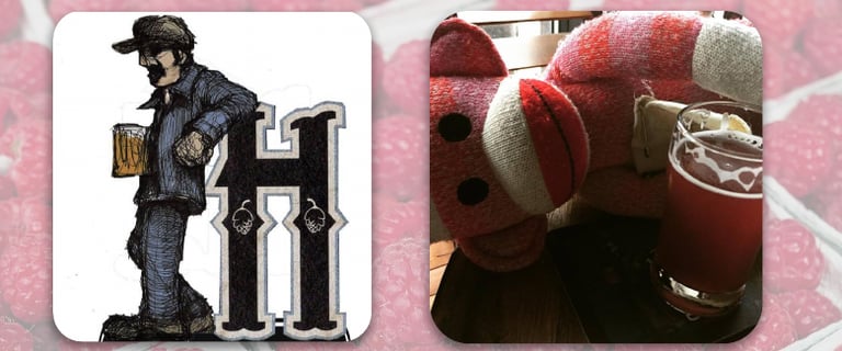 Haymarket Brewing | Pink Sock Monkey Raspberry Wheat