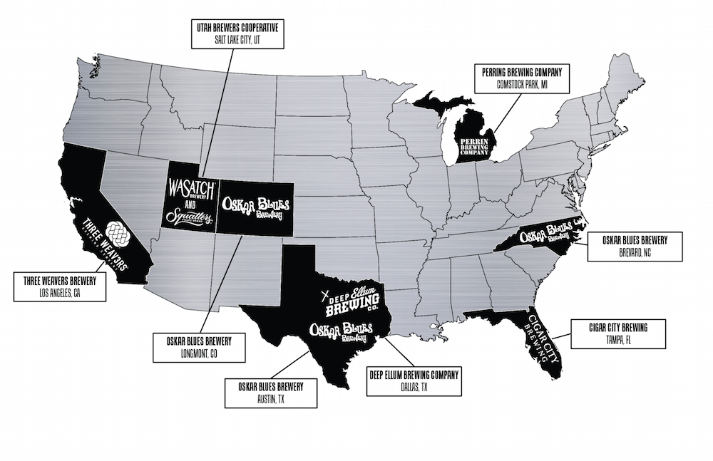 CANarchy Craft Beer Collective Map