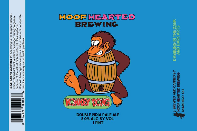 Hoof Hearted Brewing | Konkey Dong Double IPA