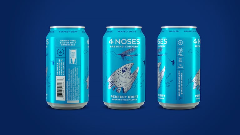 Behind the Label | A Closer Look at 4 Noses Brewing’s New Can Label Designs