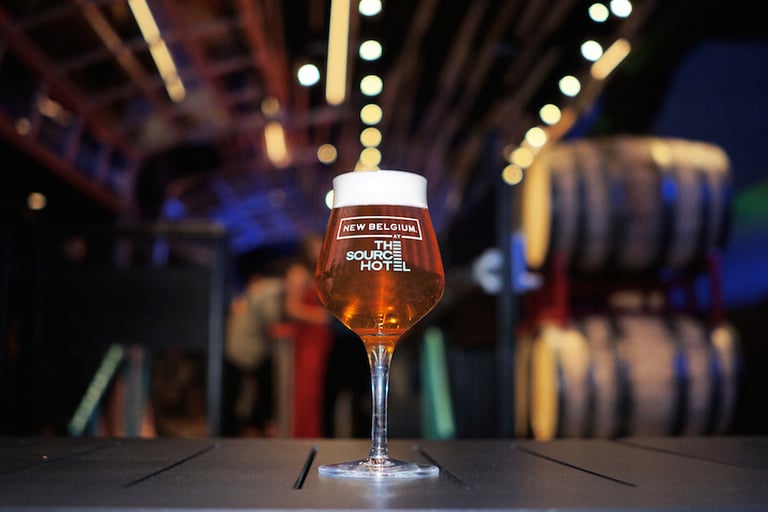 New Belgium Partners with The Source Hotel on The Woods Rooftop Bar
