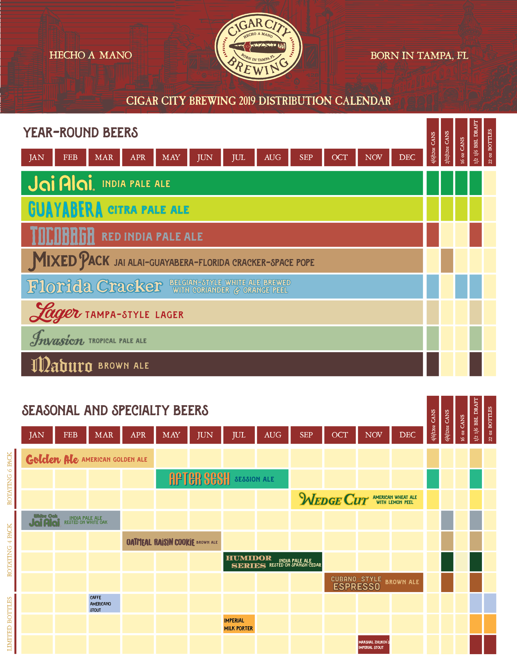 2019 Beer Release Calendar Roundup