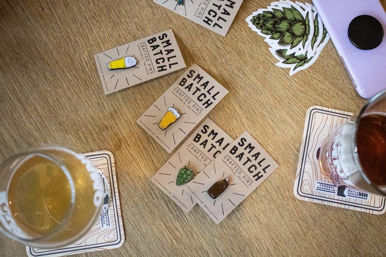 Small Batch Pins: Supporting Craft Beer One Enamel Pin at a Time