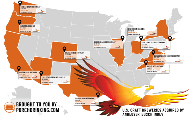 Breweries owned by Anheuser-Busch