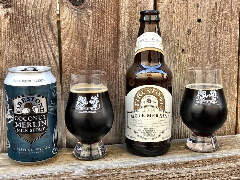 Firestone Walker Brewing | Coconut Merlin and Molé Merkin Milk Stout