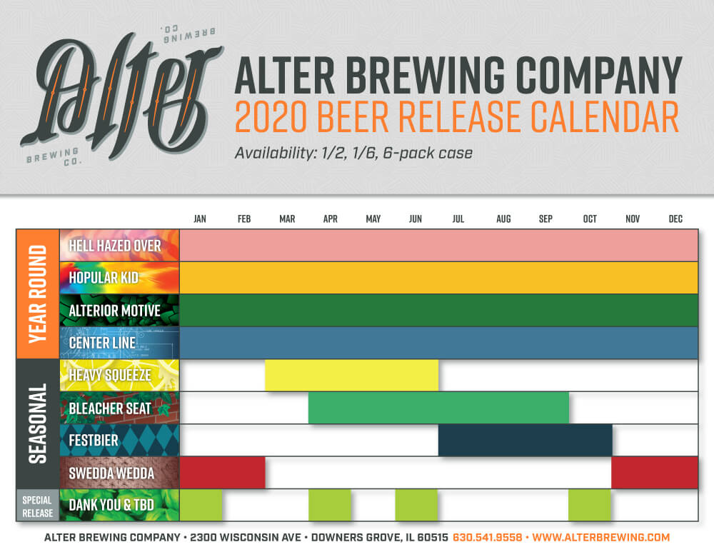 PorchDrinking 2020 Beer Release Calendar Roundup