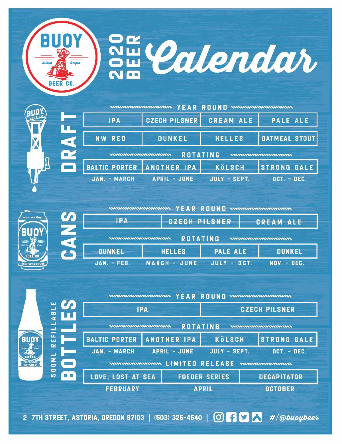 PorchDrinking 2020 Beer Release Calendar Roundup