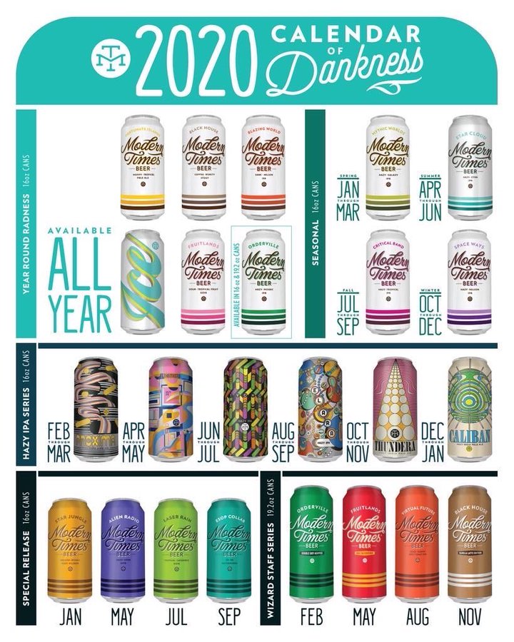 PorchDrinking 2020 Beer Release Calendar Roundup