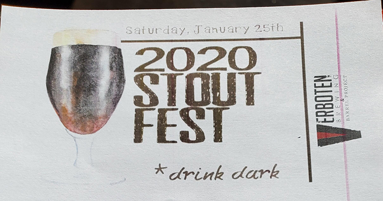 Event Recap | Verboten Brewing’s 2020 Stout Fest