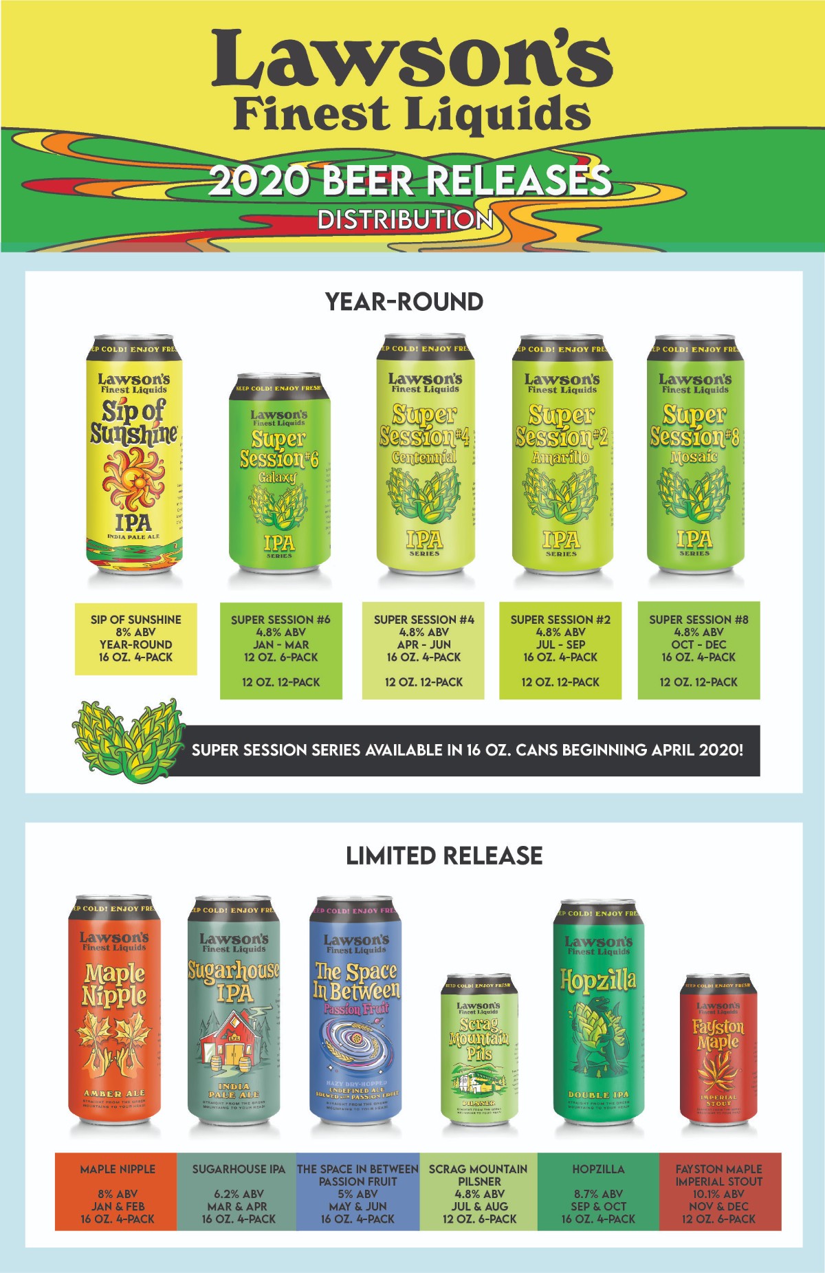 PorchDrinking 2020 Beer Release Calendar Roundup