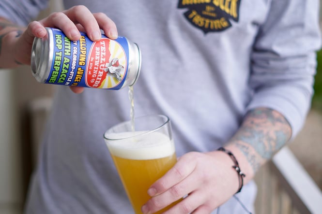 Telluride Brewing Galloping Juice with Azacca Hop Terpenes