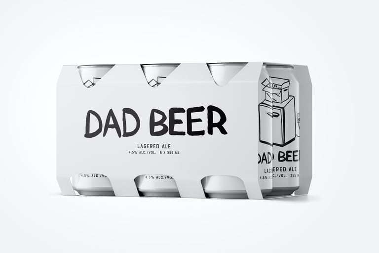 Canadian Brewery Turns 6-Pack Box into Father’s Day Greeting Card