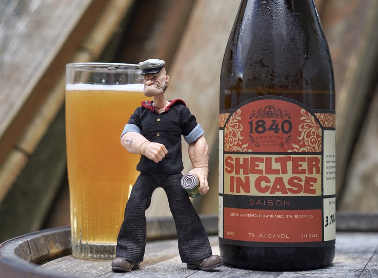 1840 Brewing Co. | Shelter in Case (Wine Barrel Aged Saison)