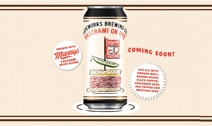 Pipeworks Brewing & Manny’s Deli Collaborate on Beef-Focused Pastrami on Rye Ale