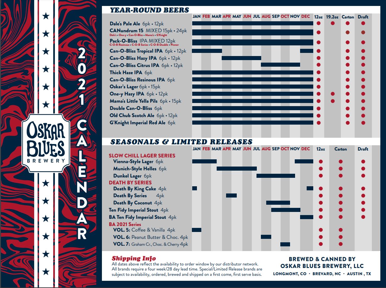 PorchDrinking 2021 Comprehensive Beer Release Calendar Roundup