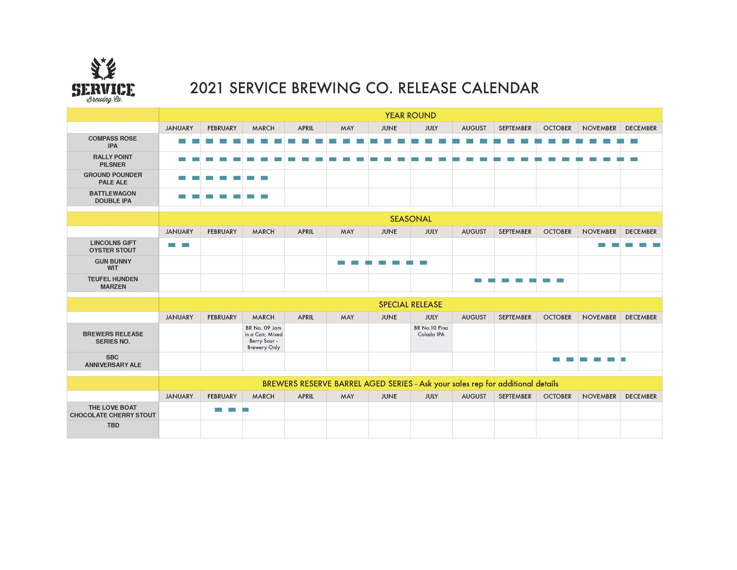 PorchDrinking 2021 Comprehensive Beer Release Calendar Roundup
