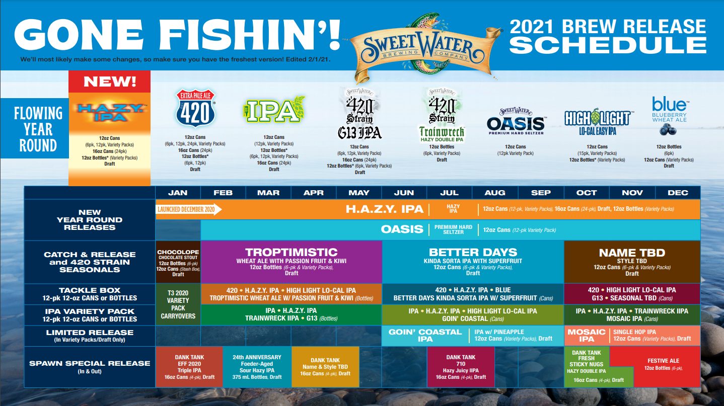 PorchDrinking 2021 Comprehensive Beer Release Calendar Roundup
