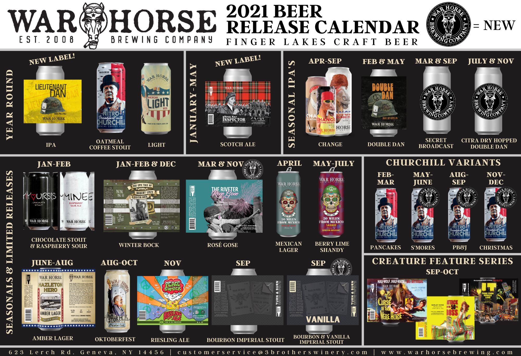 PorchDrinking 2021 Comprehensive Beer Release Calendar Roundup