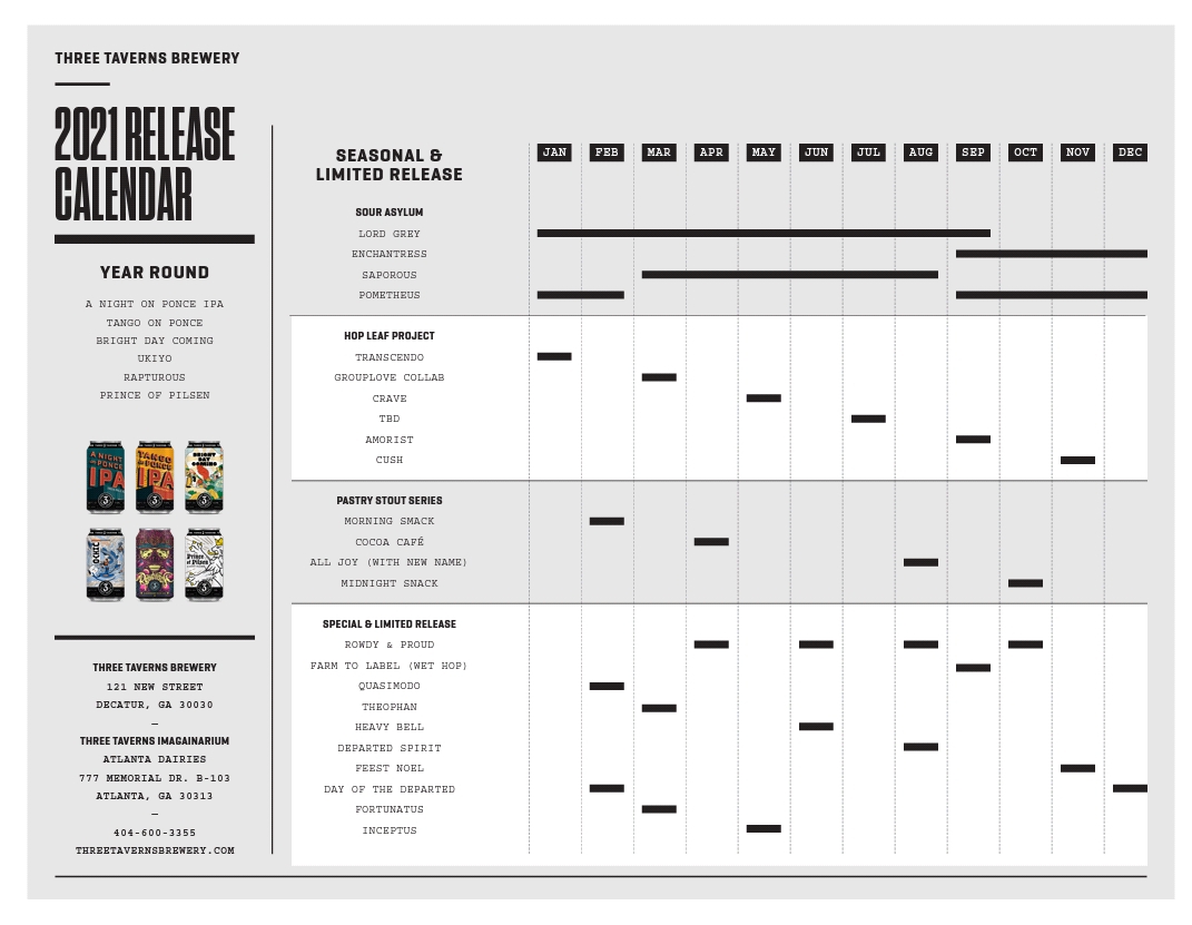 PorchDrinking 2021 Comprehensive Beer Release Calendar Roundup