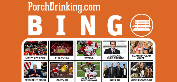 Downloadable 2021 Super Bowl LV Bingo Boards