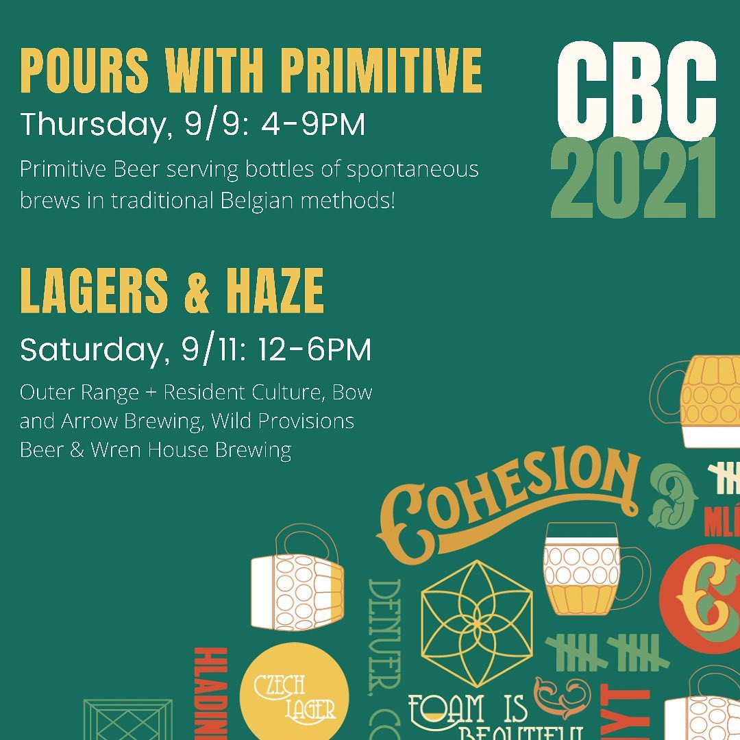 Pours with Primitive at Cohesion Brewing -- CBC 2021