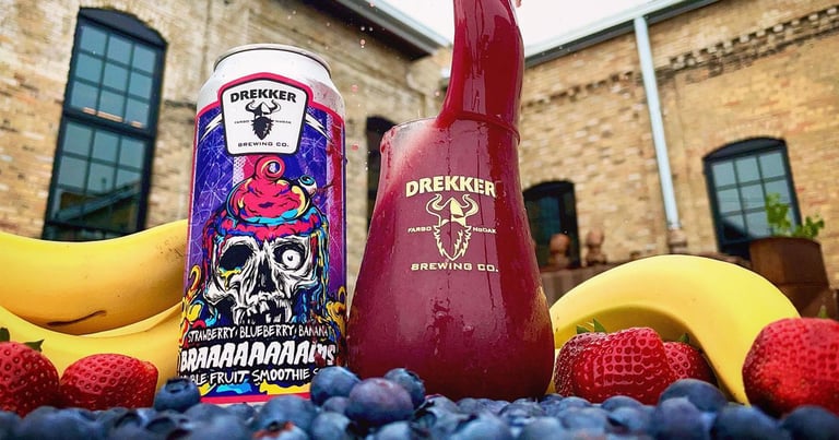 Drekker Brewing Co. | Braaaaaaaains Strawberry, Blueberry & Banana