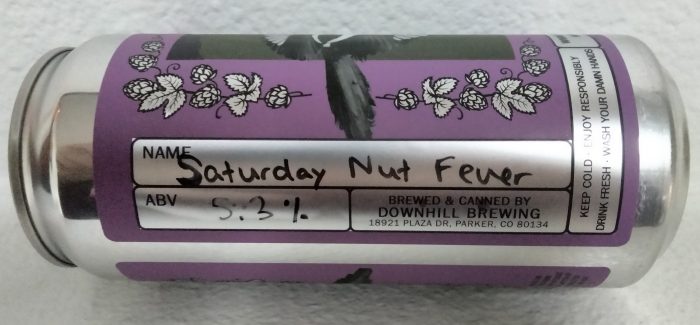 Downhill Brewing | Saturday Nut Fever Peanut Butter Brown