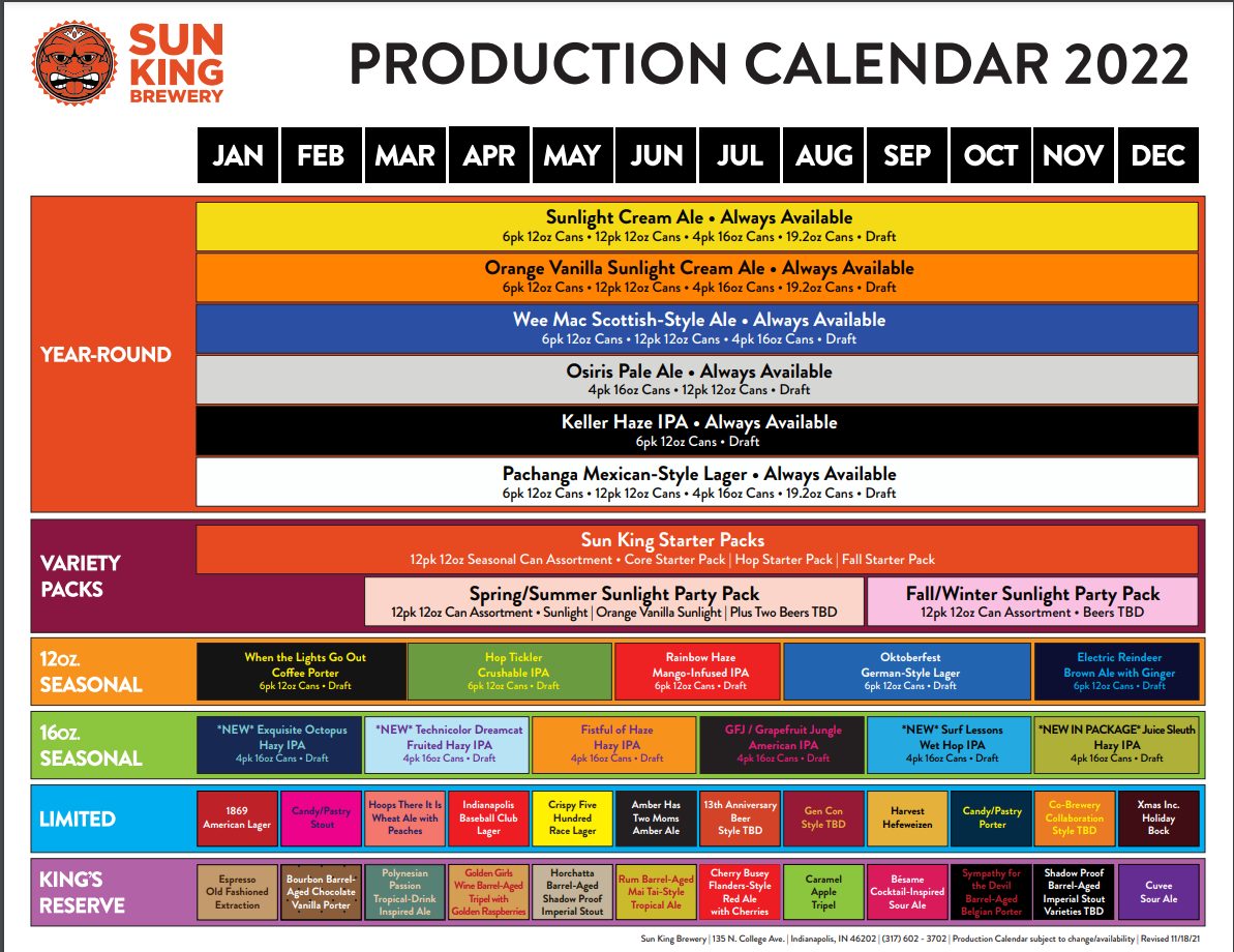 The PorchDrinking Comprehensive 2022 Beer Release Calendar Roundup