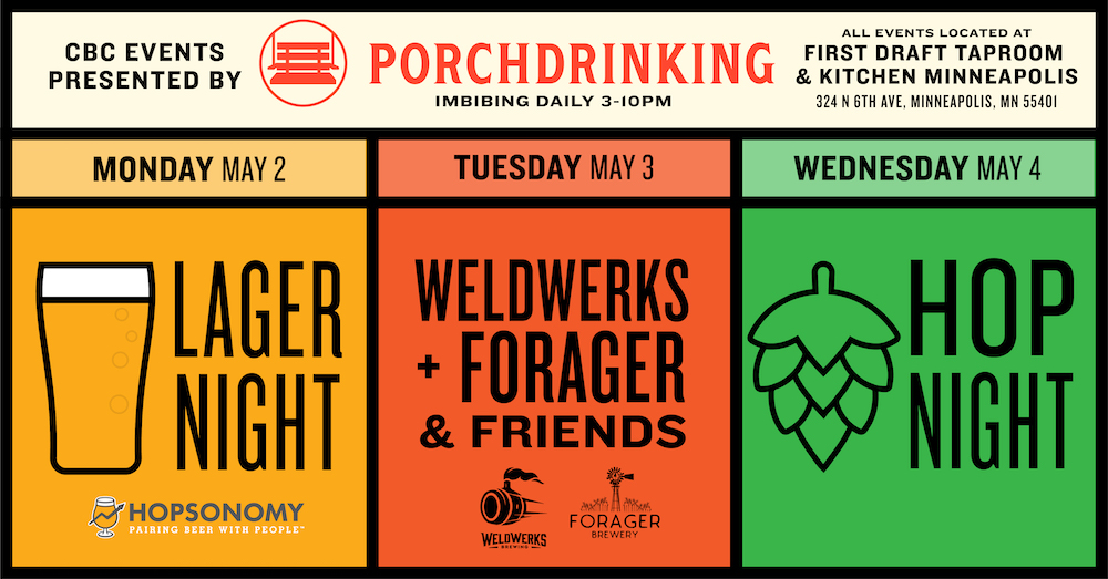 PorchDrinking CBC Tap Takeovers at First Draft Taproom and Kitchen