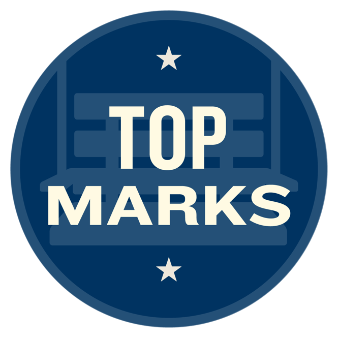 Blind Tasting Top Marks