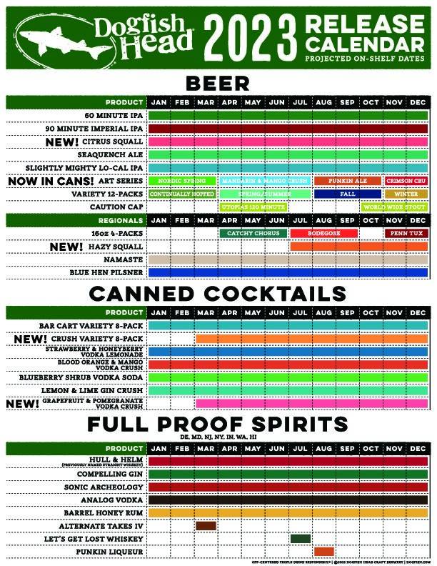 The PorchDrinking Comprehensive 2023 Beer Release Calendar Roundup