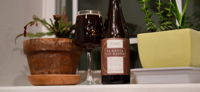 Casey Brewing | BA Never Say Never Barleywine