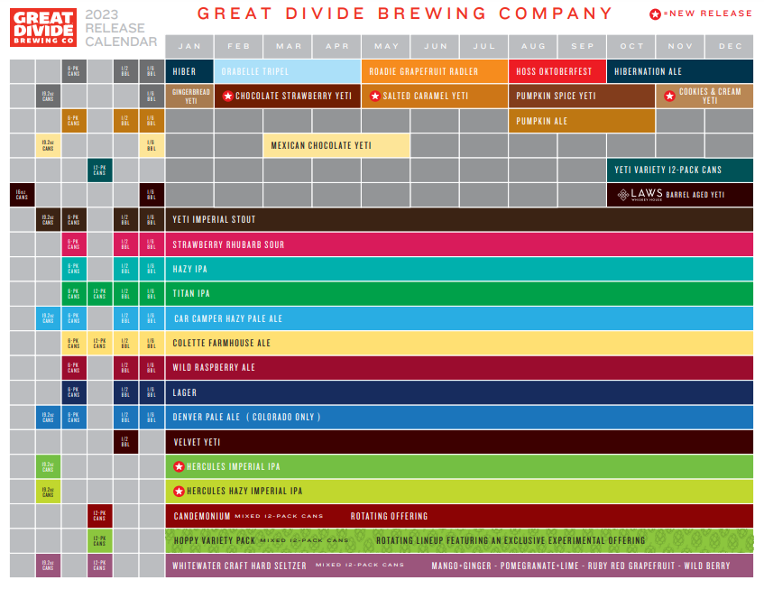 The PorchDrinking Comprehensive 2023 Beer Release Calendar Roundup