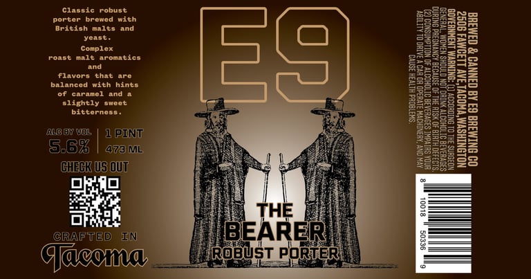 E9 Brewing Company | The Bearer Robust Porter