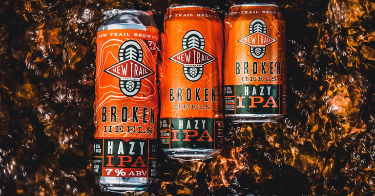 New Trail Brewing | Broken Heels Hazy IPA