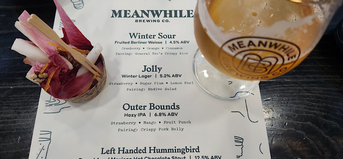 Meanwhile Brewing | Winter Beer Menu