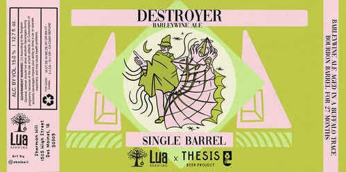 Destroyer Single Barrel Label