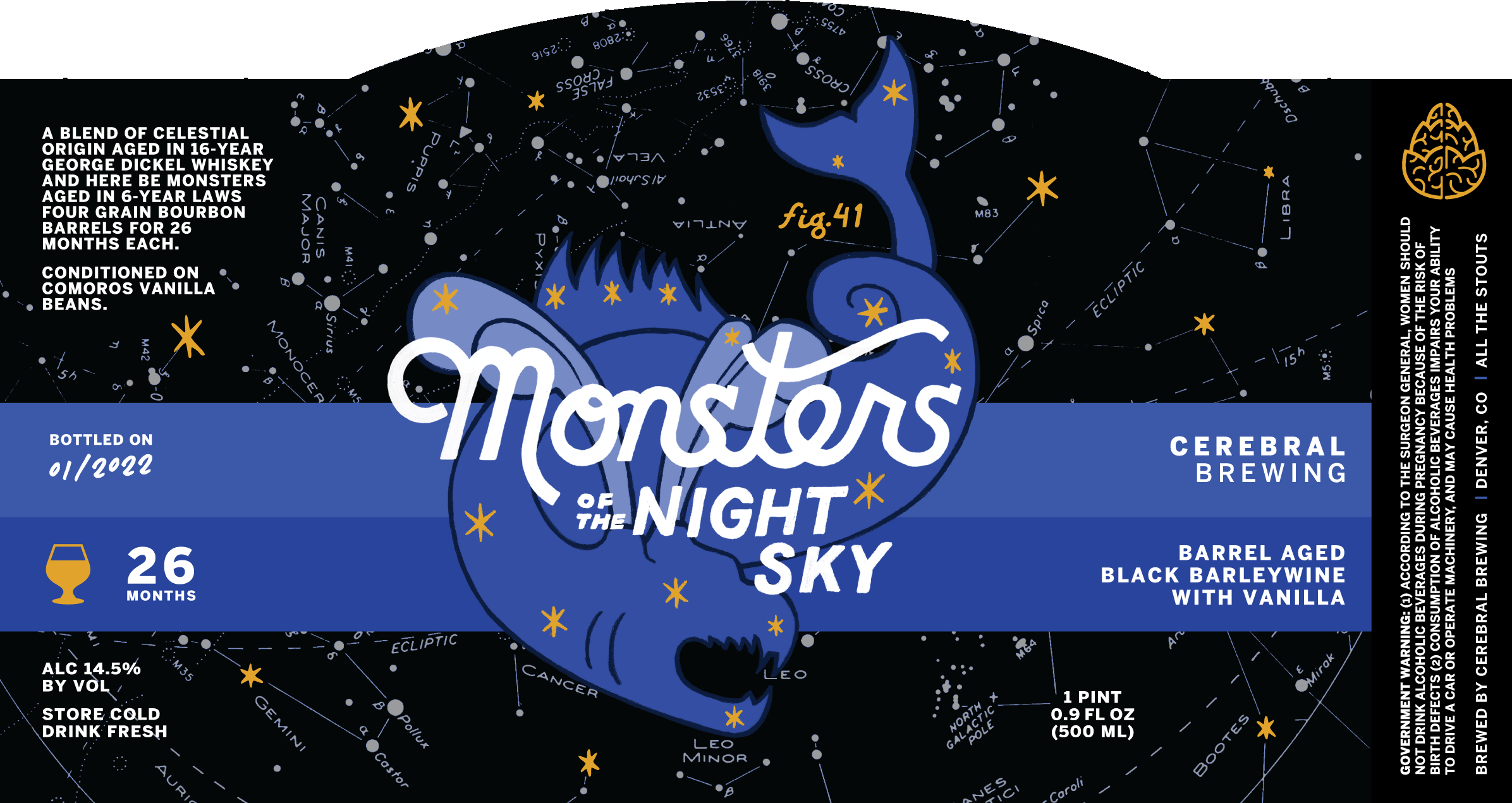 Label Image for Monsters of the Night Sky