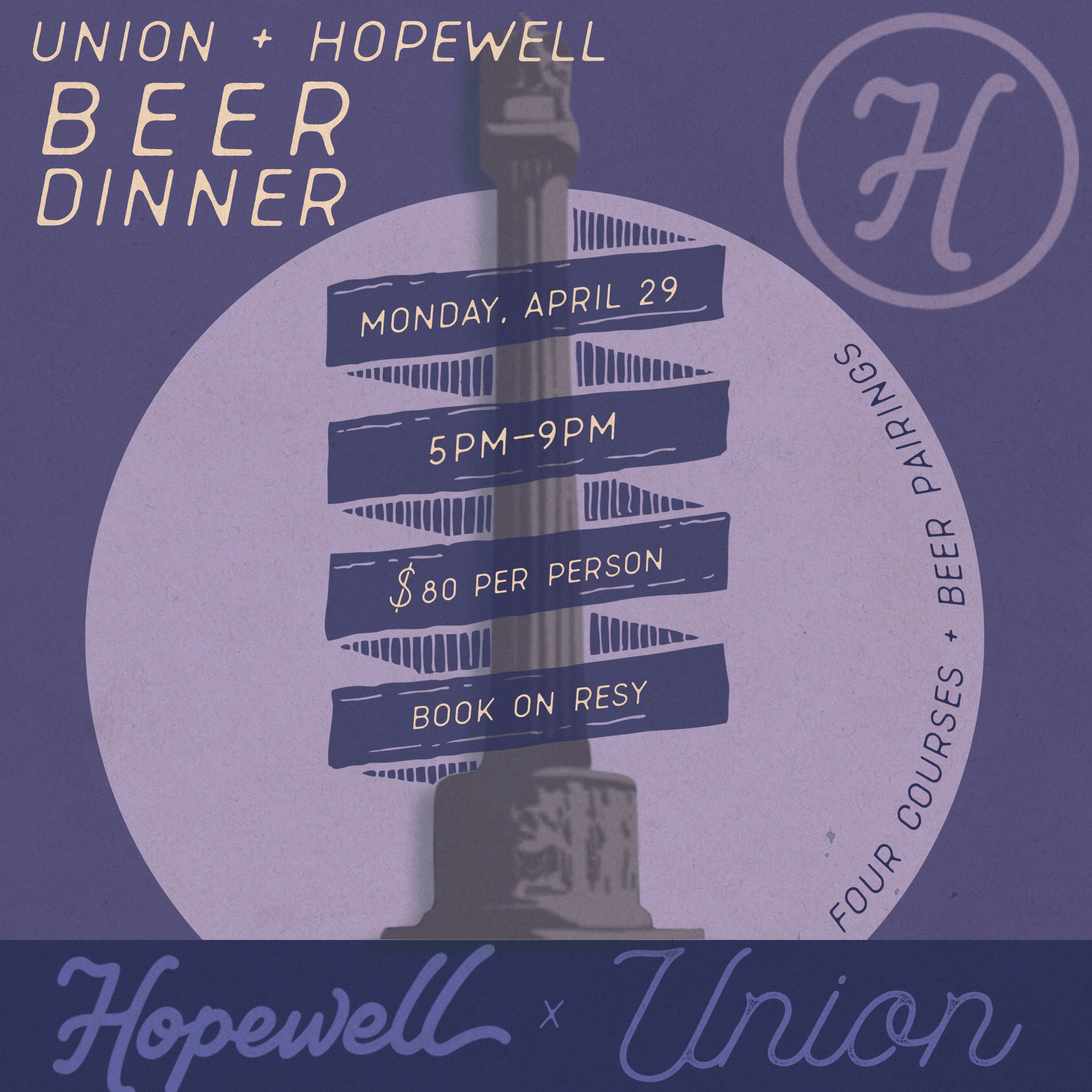 Union x Hopewell Beer Dinner